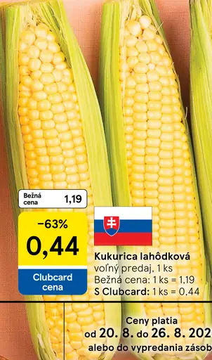 Kukurica lahôdková