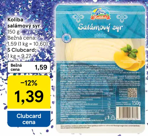 Koliba salámový syr