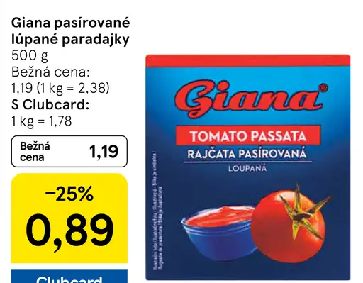 Giana Pasírované paradajky