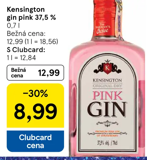 Kensington gin pink 37,5 %