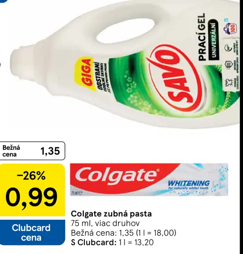 Colgate Zubná pasta