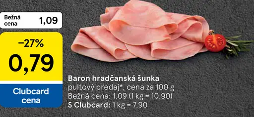 Baron hradčanská šunka