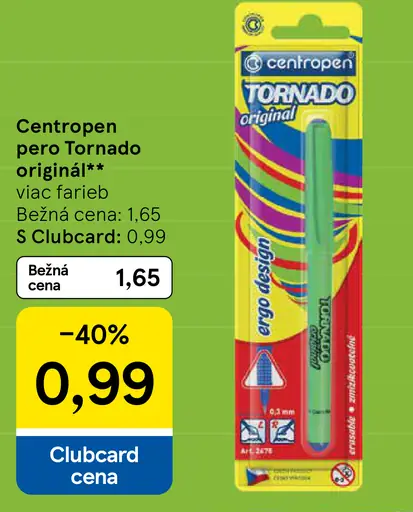 Centropen pero Tornado original