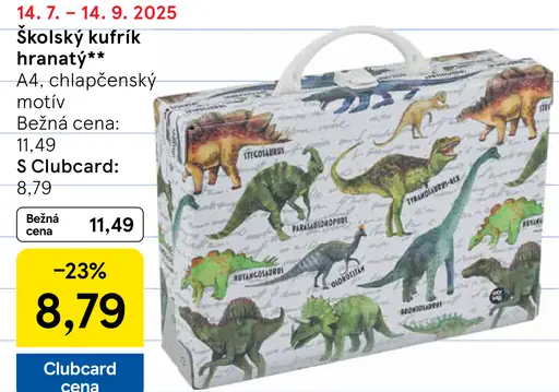 Školský kufrík hranatý
