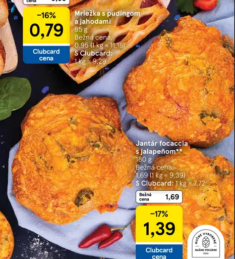 Jantár focaccia s jalapeño