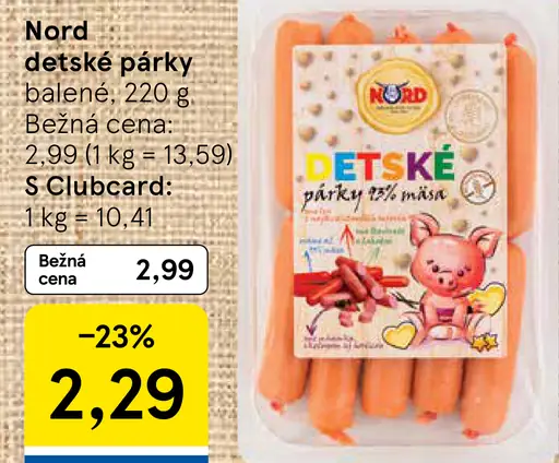 Nord Detské párky