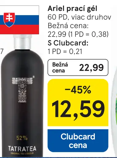 Ariel prací gél 60 PD