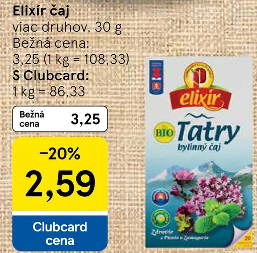 Elixír čaj