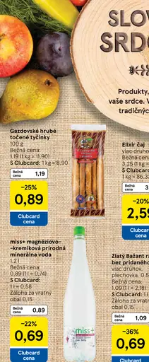 Gazdovské Hrubé točené tyčinky