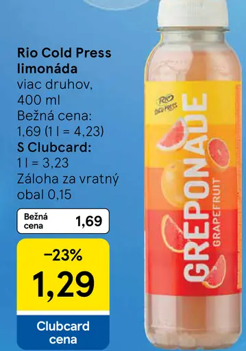 Rio Cold Press limonáda