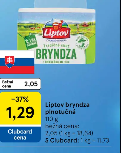Liptov Bryndza Plnotučná