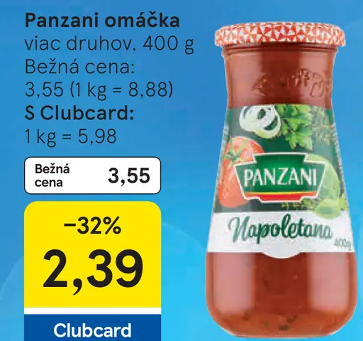 Panzani omáčka