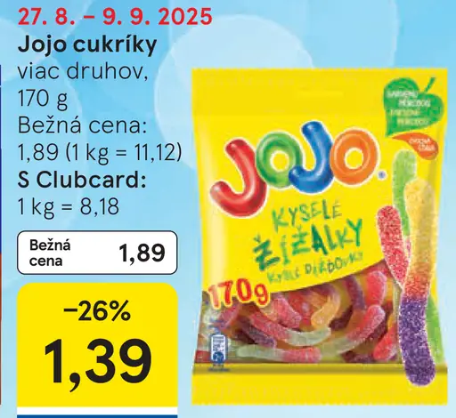 JoJo cukríky