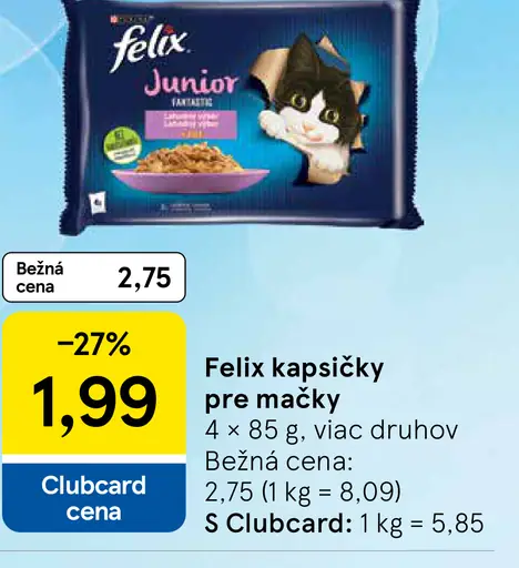 Felix kapsičky pre mačky
