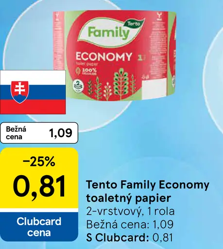 Tento Family Economy toaletný papier