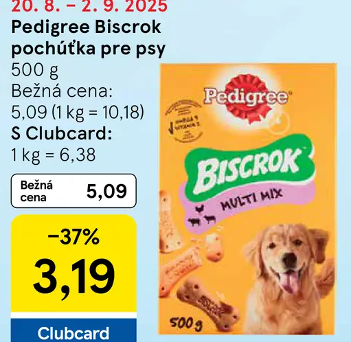 Pedigree Biscrok pochúťka pre psy