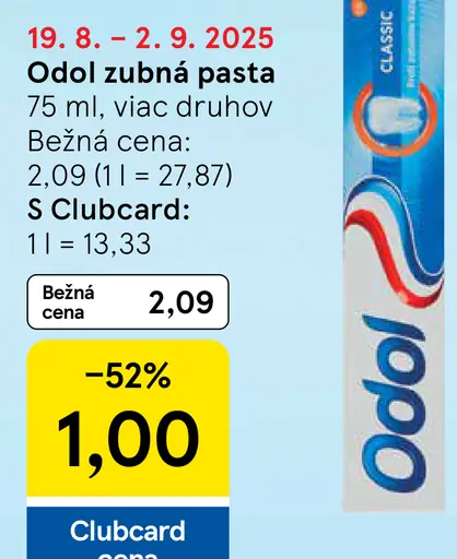 Odol zubná pasta