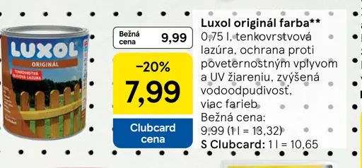 Luxol originál farba