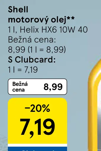 Shell motorový olej