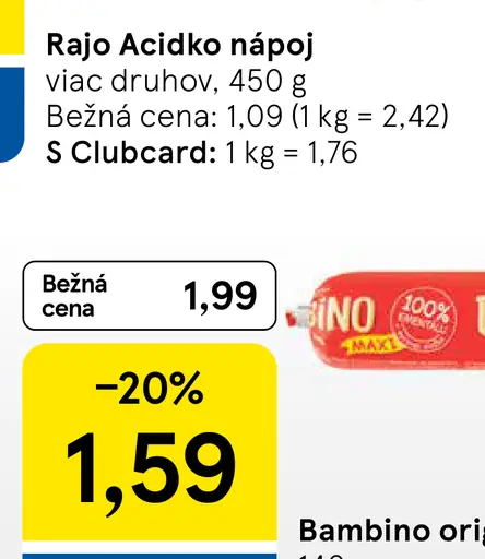 Rajo Acidko nápoj