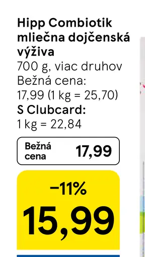 Hipp Combiotik mliečna dojčenská výživa