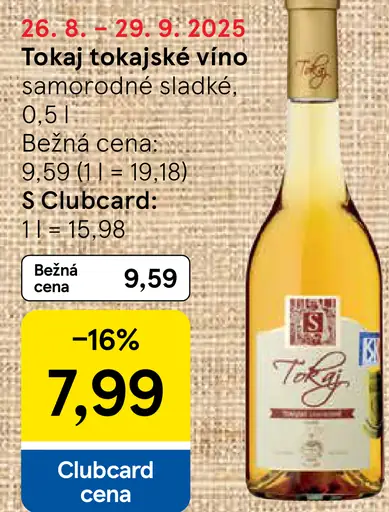 Tokaj tokajské víno