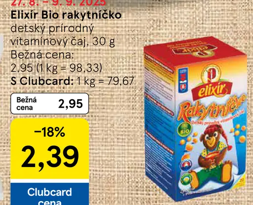 Elixir Bio rakytníčko