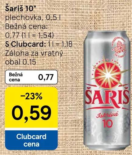 Šariš plechovka