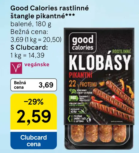 Good Calories Rastlinné štangle pikantné