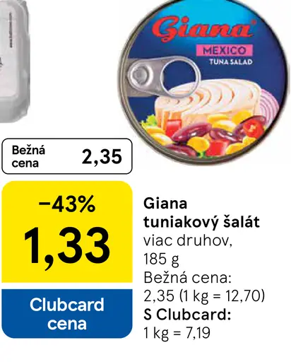 Giana tuniakový šalát