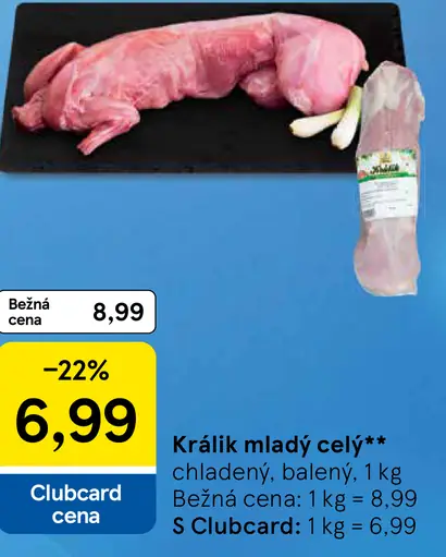 Králik mladý celý