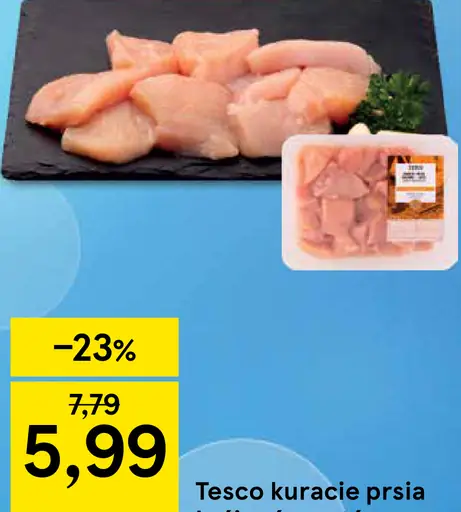 Tesco kuracie prsia krájané – soté