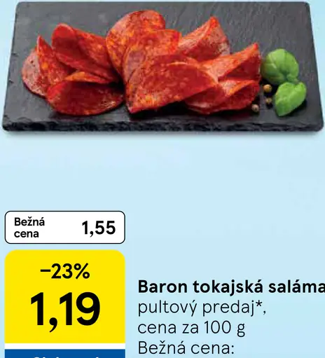 Baron tokajská saláma