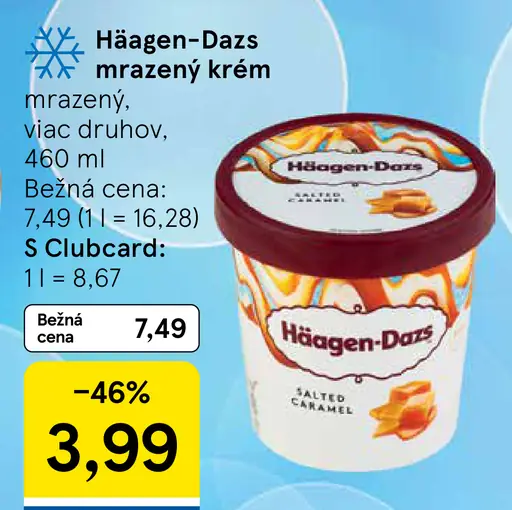 Häagen-Dazs mrazený krém