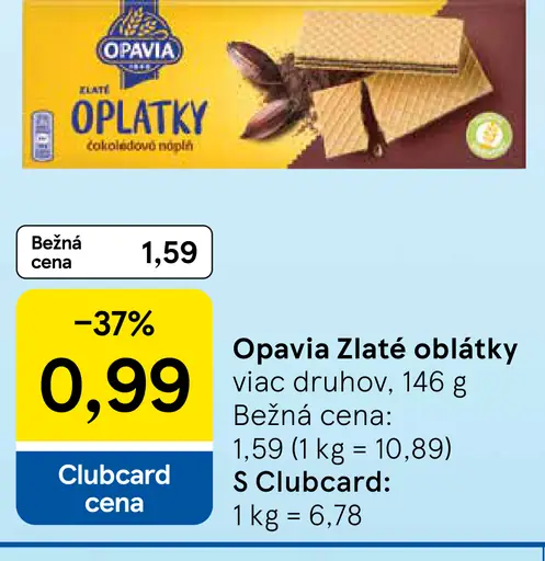 Opavia Zlate oblátky