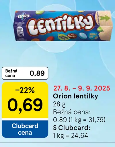Orion Lentilky