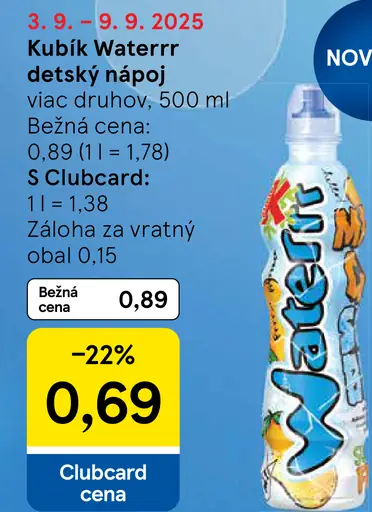 Kubik Waterr detský nápoj