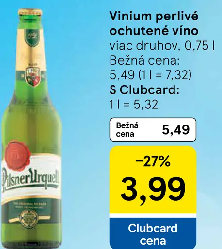 Plisner Urquell fľaša