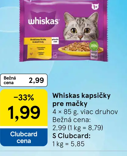 Whiskas Kapsičky pre mačky