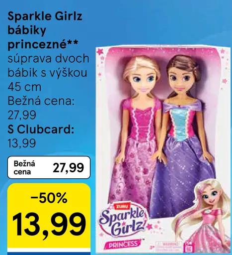 Sparkle Girlz bábiky princezné