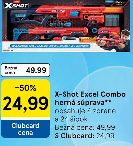 X-Shot Excel Combo herná súprava