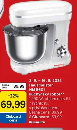 Hausmeister kuchynský robot