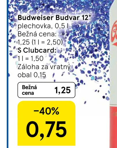 Budweiser Budvar plechovka