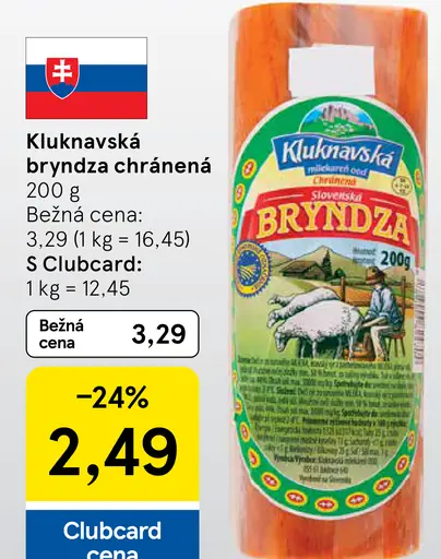 Kluknavská bryndza chránená