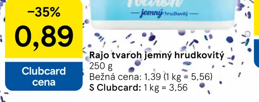 Rajo Tvaroh jemný hrudkovitý