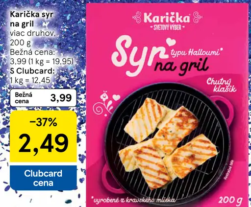 Karička syr na gril