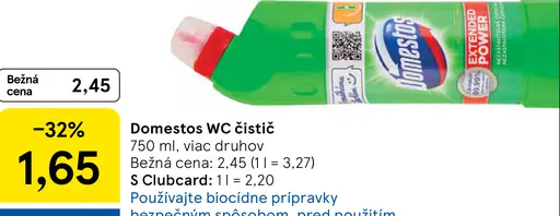 Domestos WC čistič