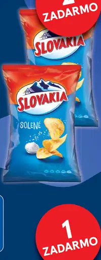 Slovakia čipsy Solené
