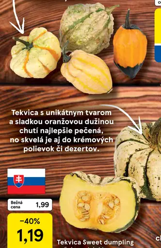 Tekvica Sweet dumpling