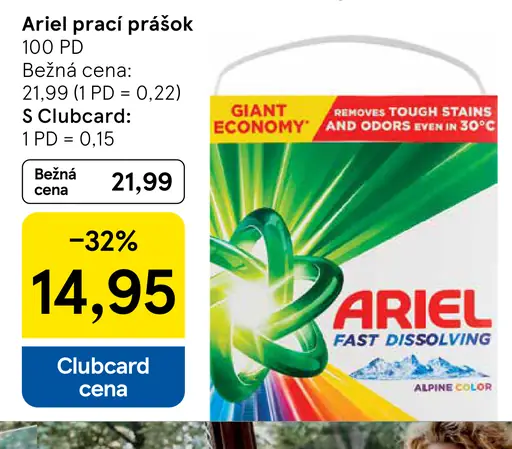 Ariel prací prášok